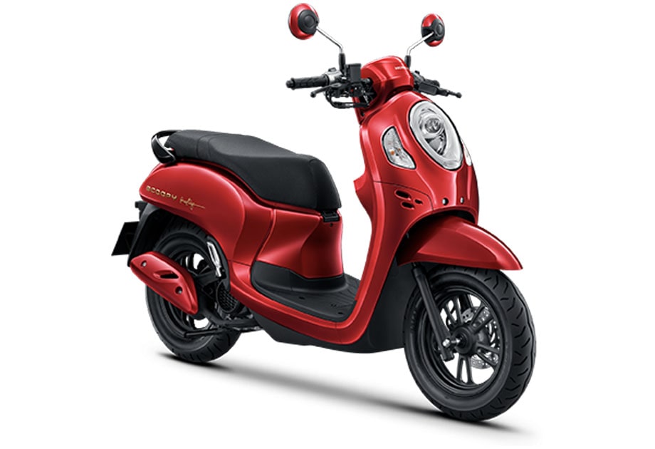 New Scoopy 2024 รุ่น Prestige สีแดง