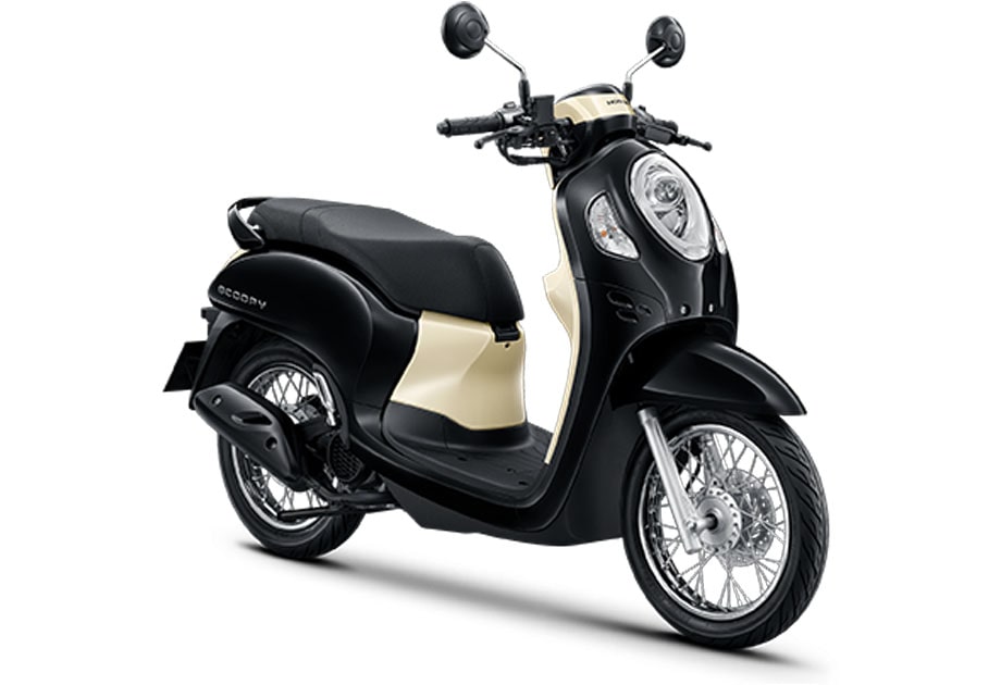 New Scoopy 2024 รุ่น Urban สีดำ-ขาว