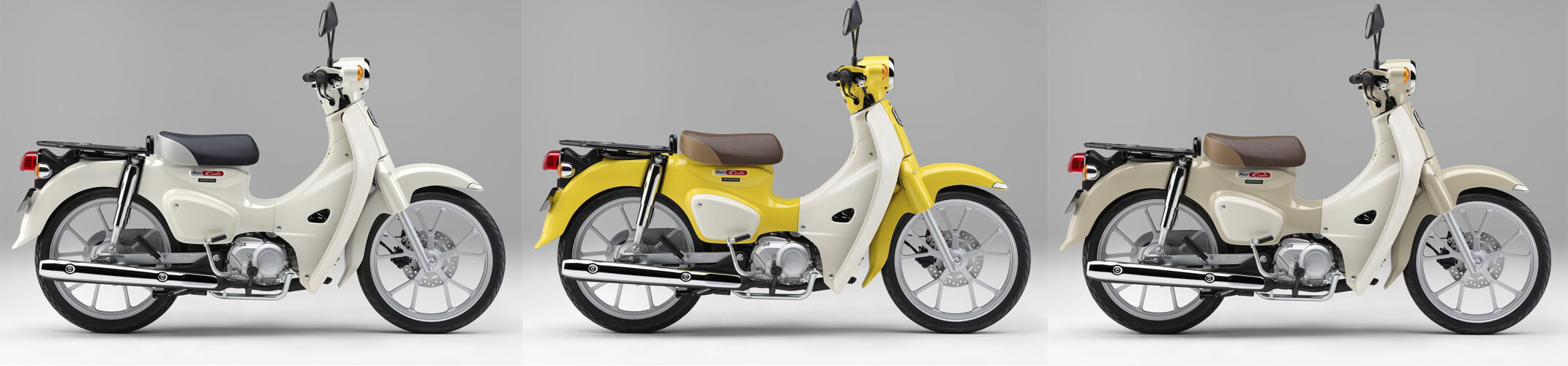 New Super Cub 110 2022 สีขาว-สีเหลือง-สีเบจ