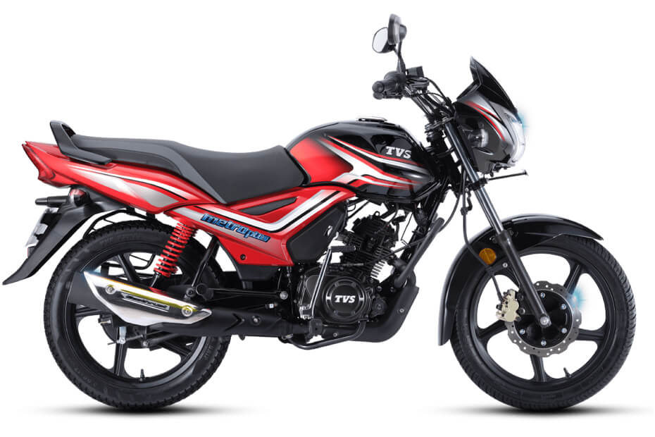 TVS Metro Plus 110 สีแดง