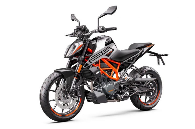 เคทีเอ็ม 125 Duke โมเดลใหม่ 2021 สีเงิน-ส้ม