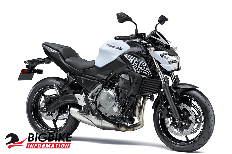 Kawasaki Z650 2019 สีขาว