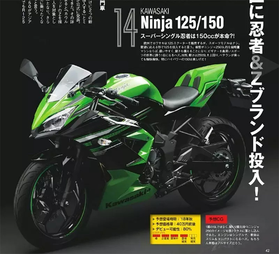 2019 New Kawasaki Ninja 150