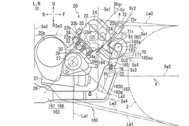 ภาพร่างเครื่องยนต์ติด Turbo