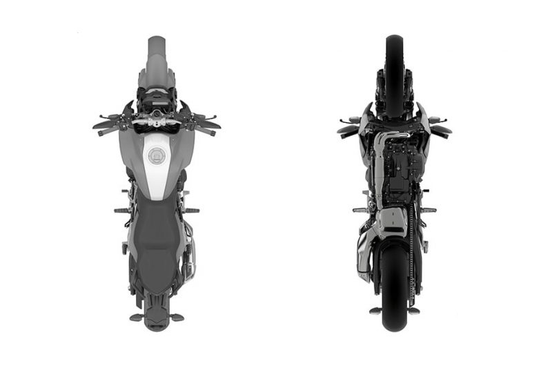 สิทธิบัตร BMW F850R 2020 มุมบน - ล่าง