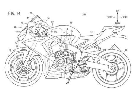 Honda สิทธิบัตรใหม่อาจใช้กับรุ่น CBR1000RR