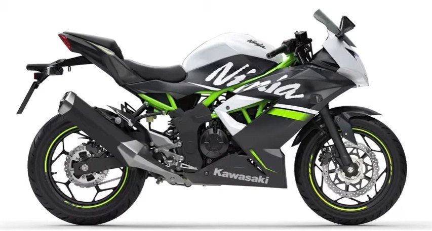 Ninja 125 2020 สีขาว-ดำ