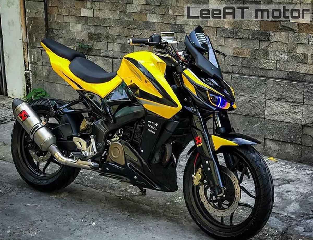 Pulsar NS 200 แปลงโฉมใหม่ด้านข้าง