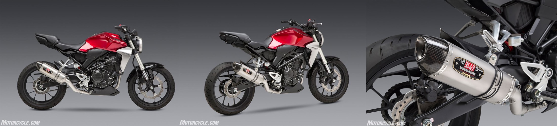 Honda CB300R ท่อไอเสีย Yoshimura คาร์บอนไฟเบอร์ปลายท่อ