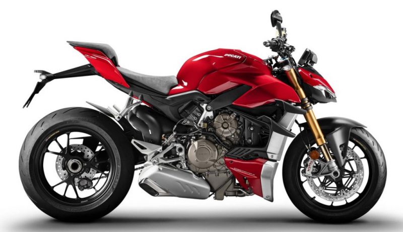 Ducati StreetFighter V4 2020 สีแดงแบบดั้งเดิม