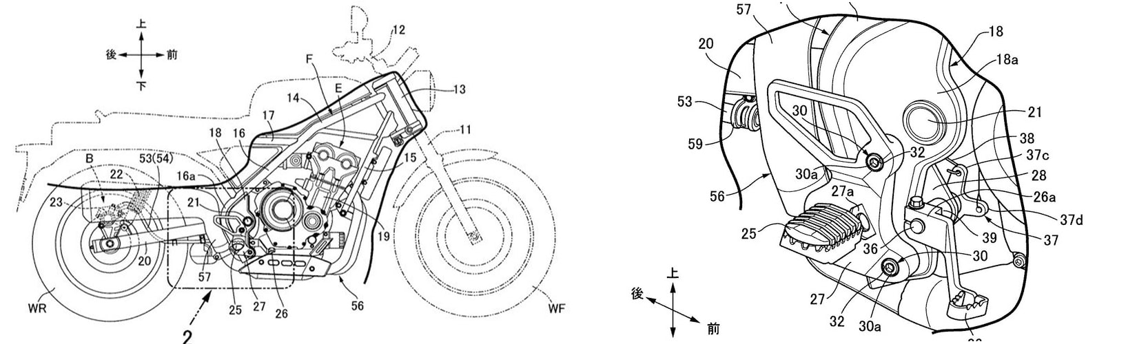 สิทธิบัตรใหม่ Honda Scrambler