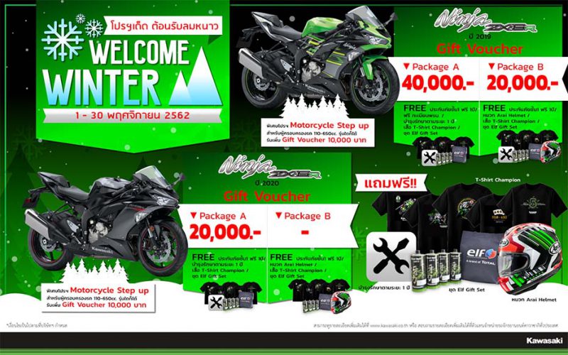 โปรโมชั่นของคาวาซากิ Ninja ZX-6R