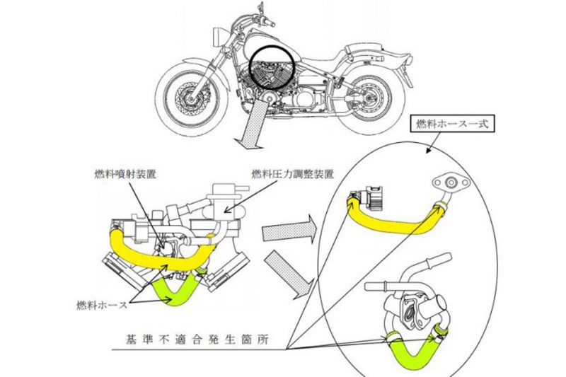 Yamaha เรียกคืน Drag Star 400 และ Drag Star 400 Classic ที่ประเทศญี่ปุ่น