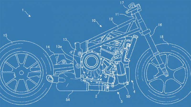 ภาพสิทธิบัตรที่คาดว่าน่าจะเป็น GSX-700 Turbo