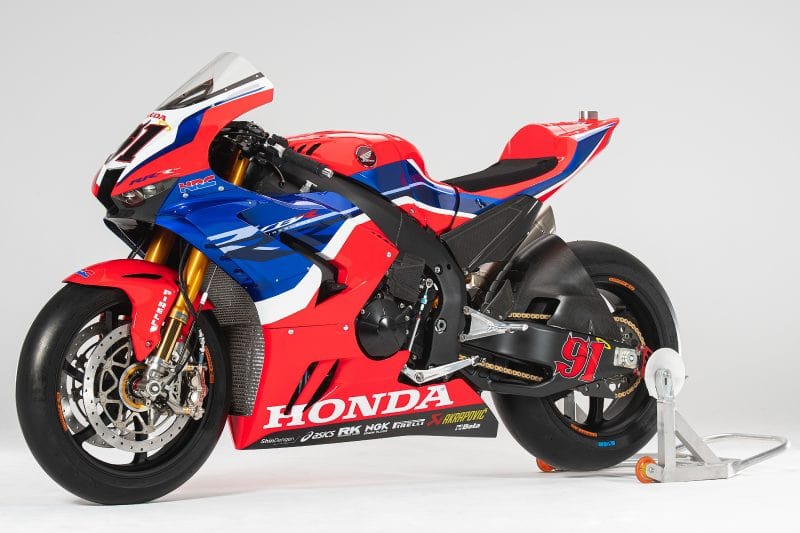 ฮอนด้า CBR1000RRR Fireblade SP WSBK 2020 ด้านซ้าย