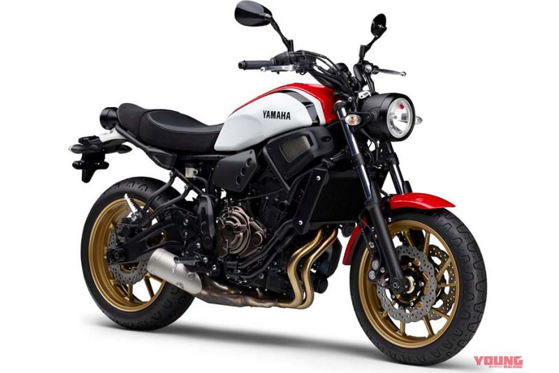 อัพเดตสีใหม่ Yamaha XSR700 2020 สีขาว-แดง Radical White