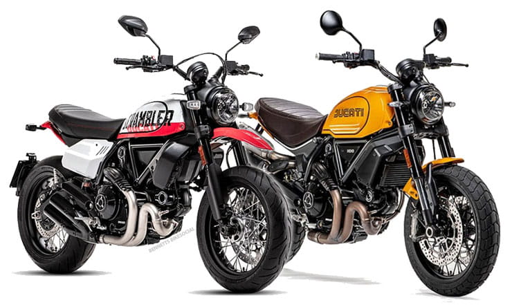 Ducati Scrambler 1100 Tribute Pro และ Urban Motard