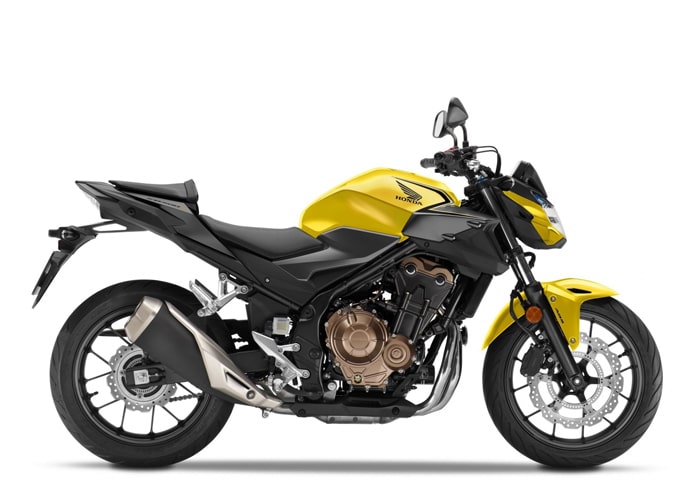 ฮอนด้า CB500F 2021 สี Candy Moon Glow Yellow