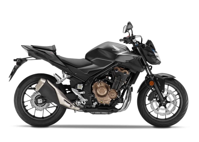 Honda CB500F 2021 สี Matt Gunpowder Black Metallic