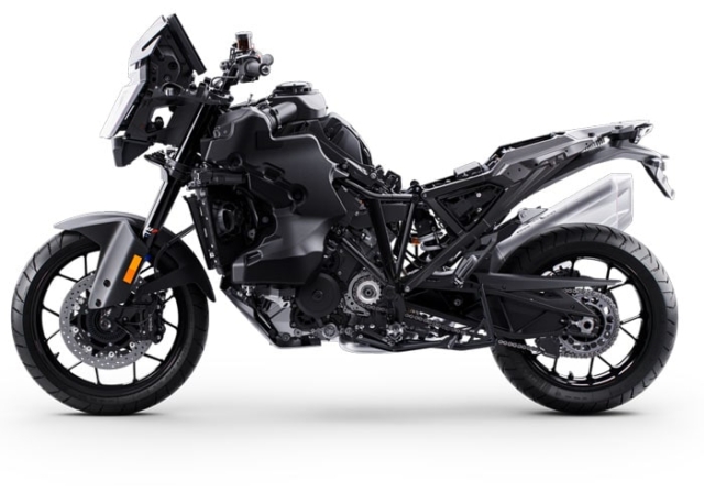 KTM 1390 Super Adventure โครงสร้างเฟรม