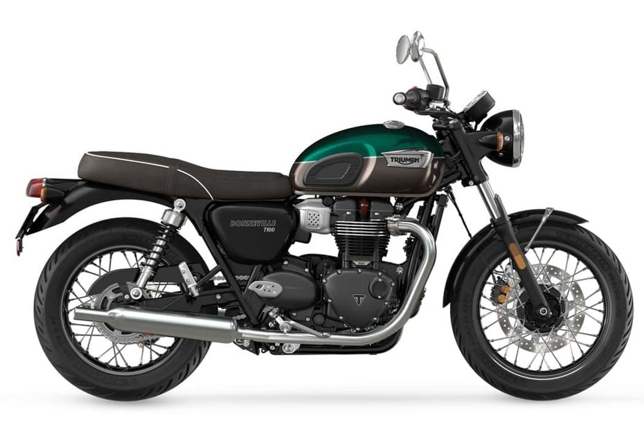 New Bonneville T100 2024 สีเขียว