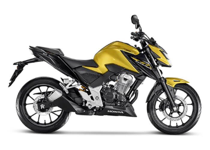 New CB300F Twister 2023 สีเหลือง