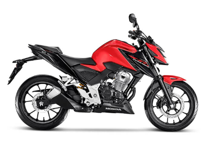 New CB300F Twister 2023 สีแดง