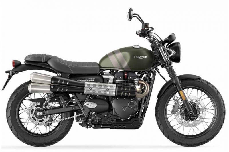 New Street Scrambler 2022 สีเขียว