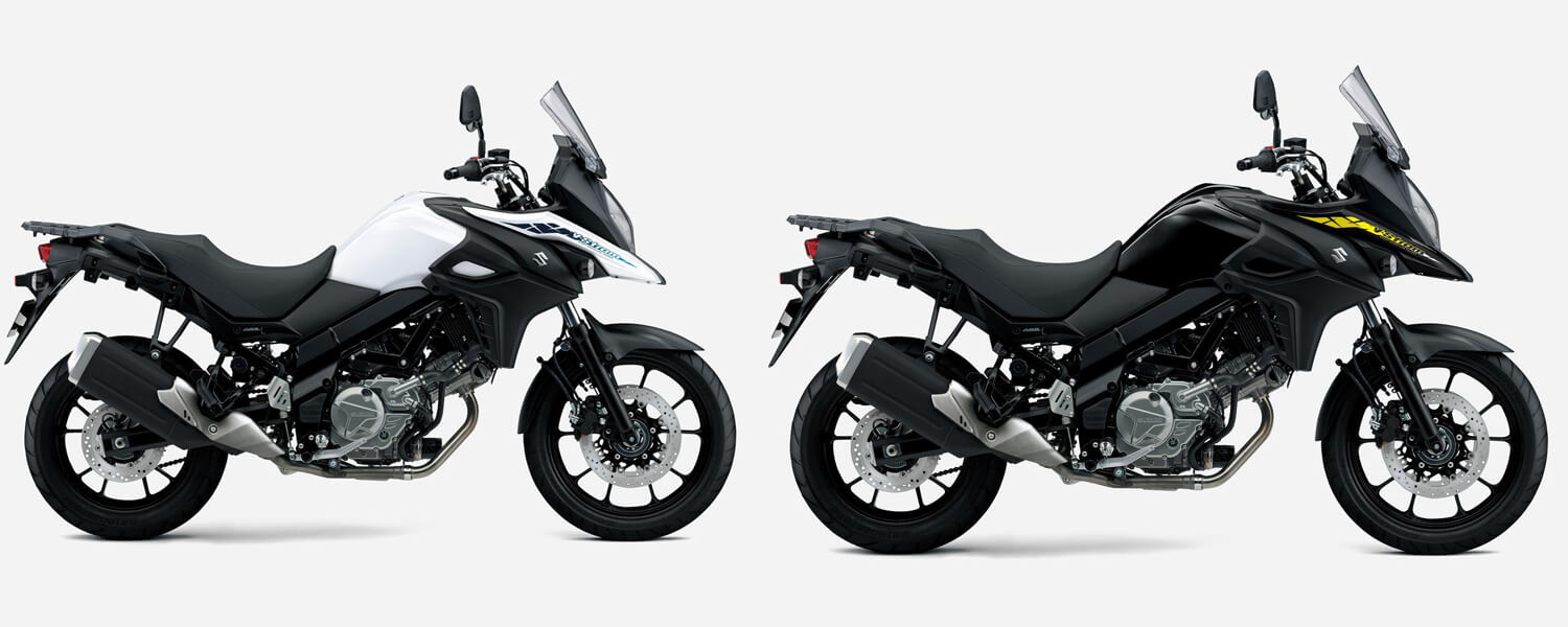 New V-Strom 650 ABS 2022 สีขาว-ดำ