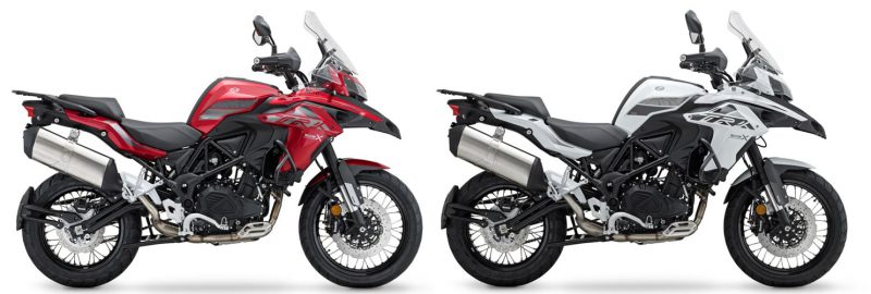 TRK 502 และ TRK 502X 2020 สีแดงและสีขาว