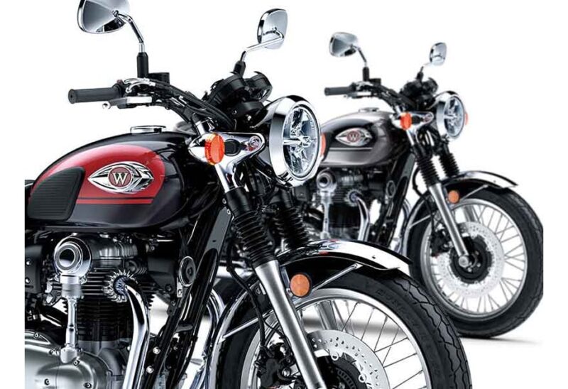 สีใหม่ Kawasaki W800 2024 ในญี่ปุ่น