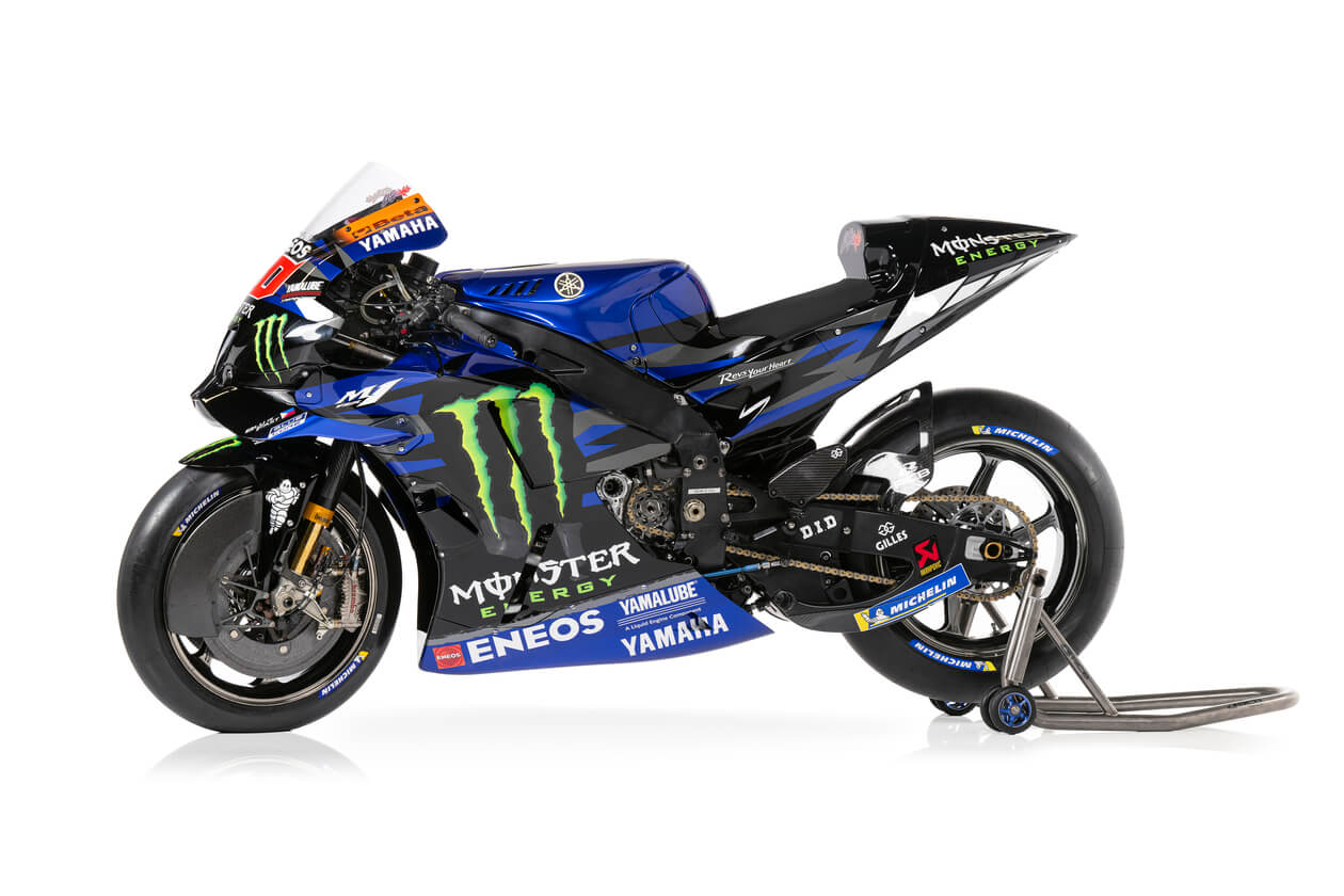 Yamaha M1 MotoGP 2023 ช่วงข้าง