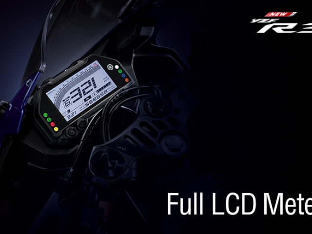 Yamaha YZF-R3 หน้าปัด Full LCD Meter