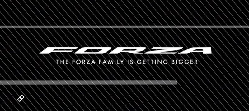 ข้อความในทีเซอร์ “The Forza family is getting bigger”