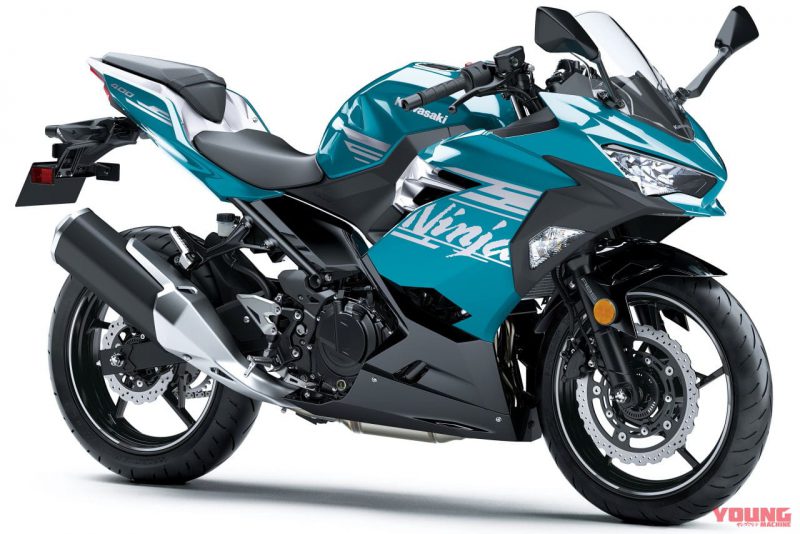 คาวาซากิ Ninja 400 KRT EDITION [รุ่นปี 2021] Pearl Night Shade Teal x Metallic Spark Black