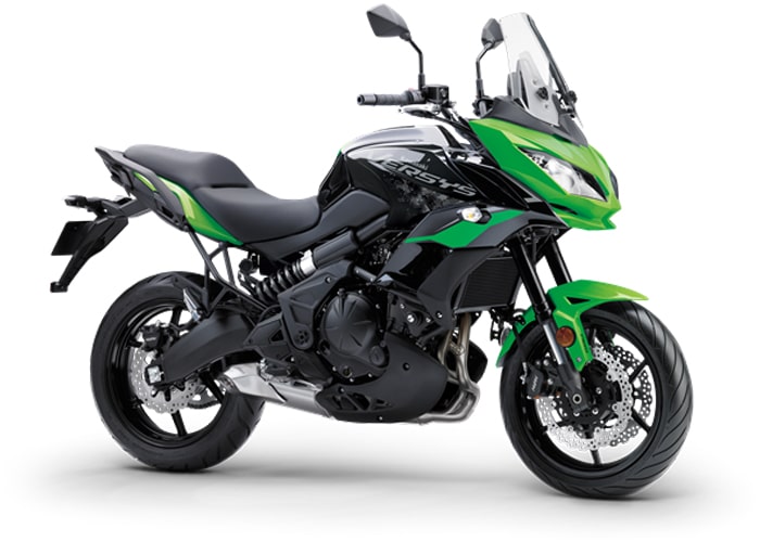 คาวาซากิ Versys 650 2021 สี Candy Lime Green-Metallic Spark Black