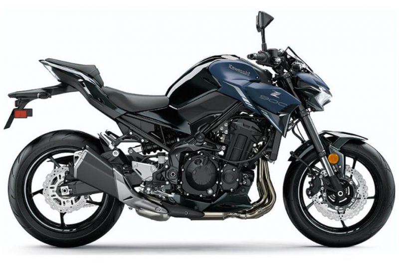 คาวาซากิ Z900 2022 สีเมทัลลิก Matte Twilight Blue