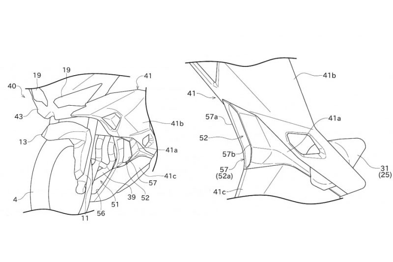 สิทธิบัตรใหม่ Kawasaki คาวาซากิ ที่อาจเป็น นินจา ZX-4R