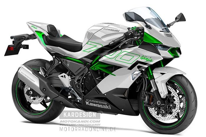 เผย Kawasaki เปลี่ยน ภาพเรนเดอร์ Kawasaki Ninja 700