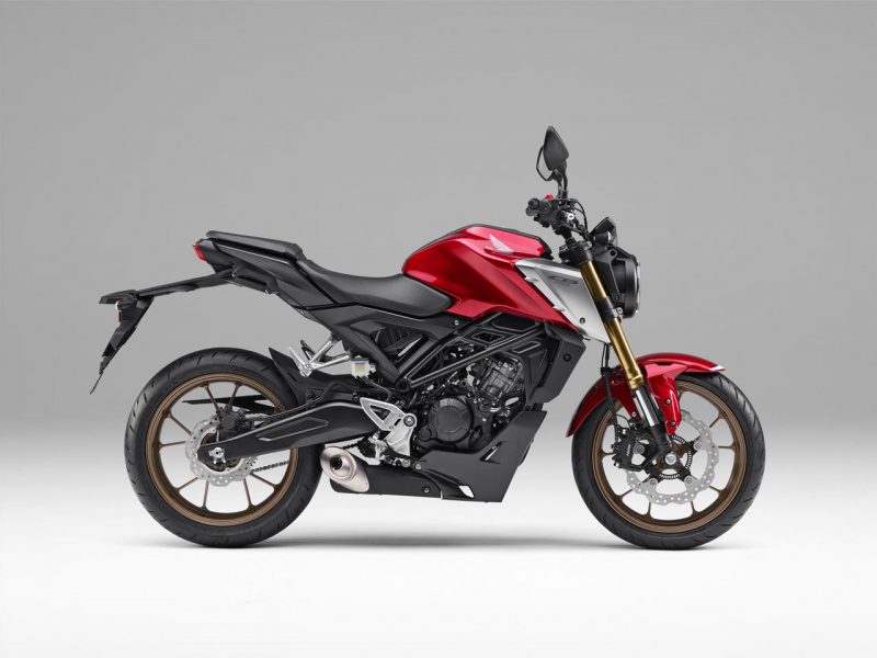 สีใหม่ ฮอนด้า CB125R ปี 2021 สีแดงแมท