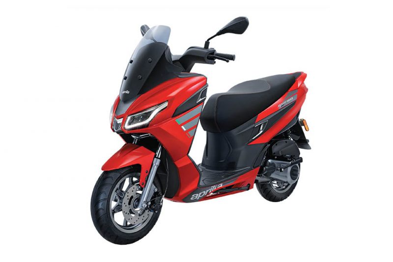 อาพลิเลีย SXR-160 2021 สีแดง