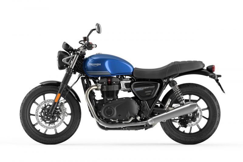 ไทรอัมพ์ Street Twin 2021 สีน้ำเงิน